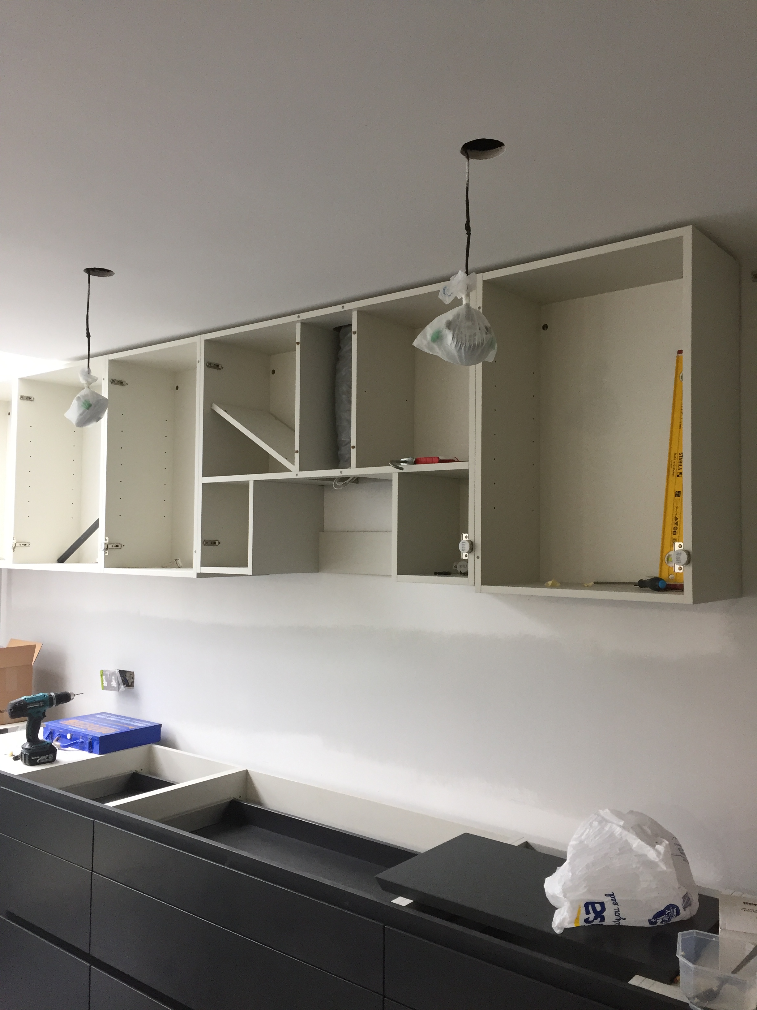 Kitchen install in Harpenden project
